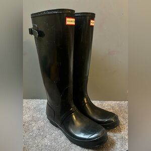 Hunter Black Waterproof Boots